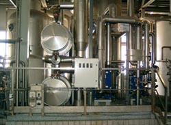 Physical refining equipment detail